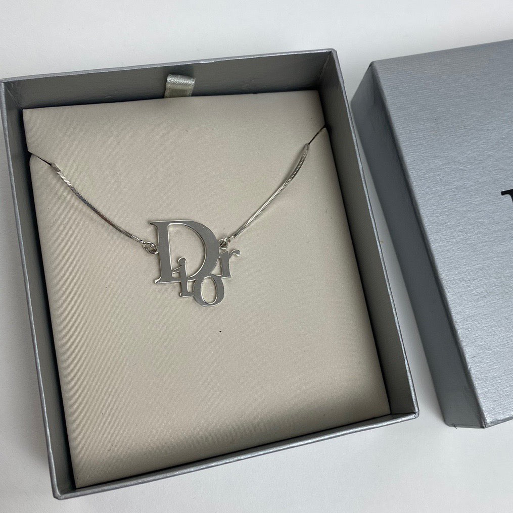 CHRISTIAN DIOR MONOGRAM NECKLACE