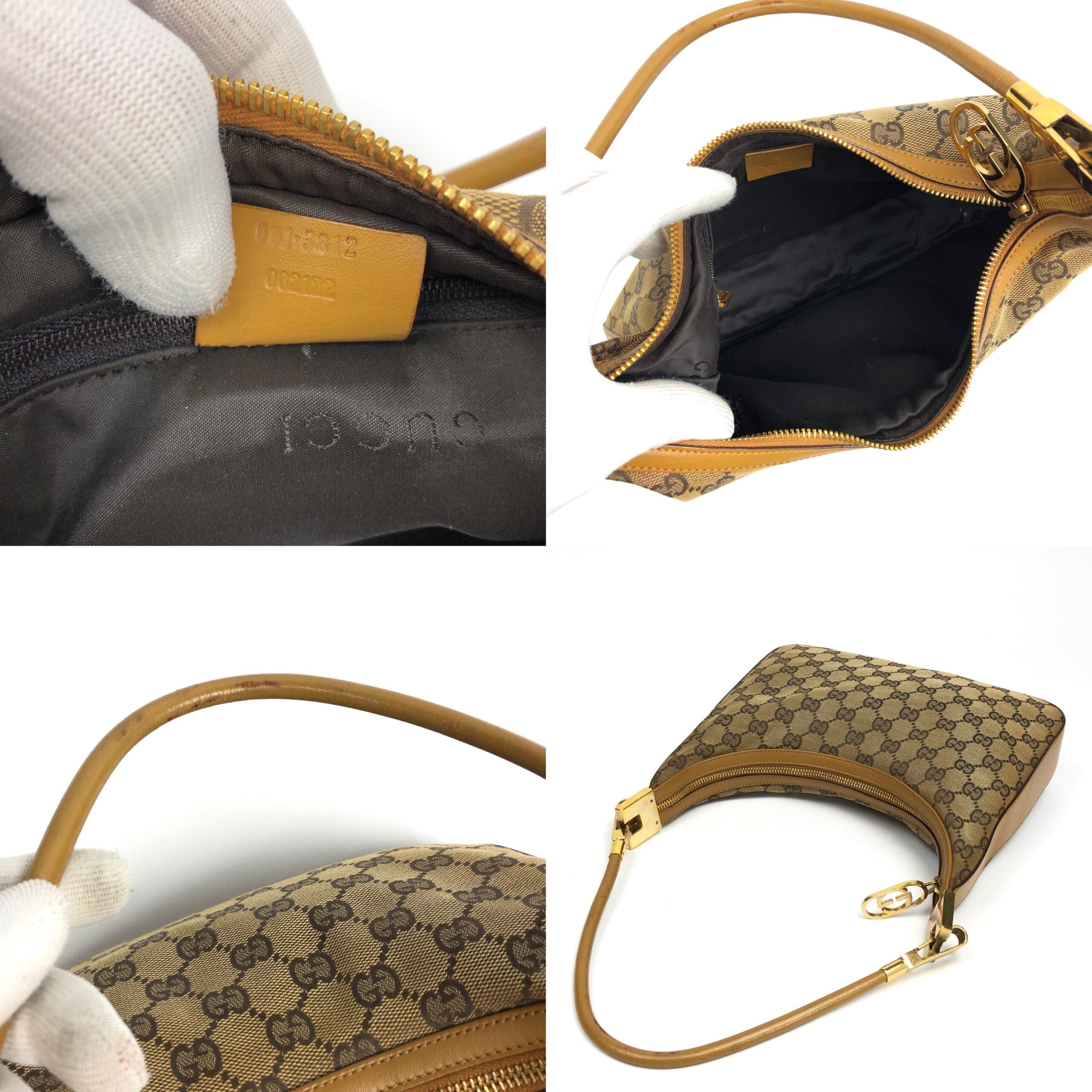 GUCCI MONOGRAM SHOULDER BAG