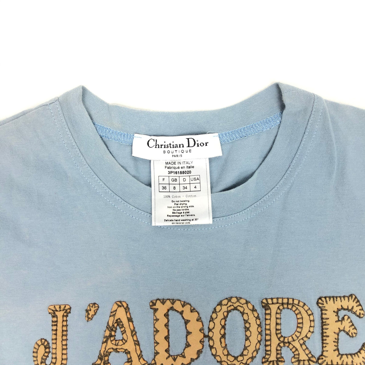 CHRISTIAN DIOR ‘J’ADORE DIOR’ T-SHIRT