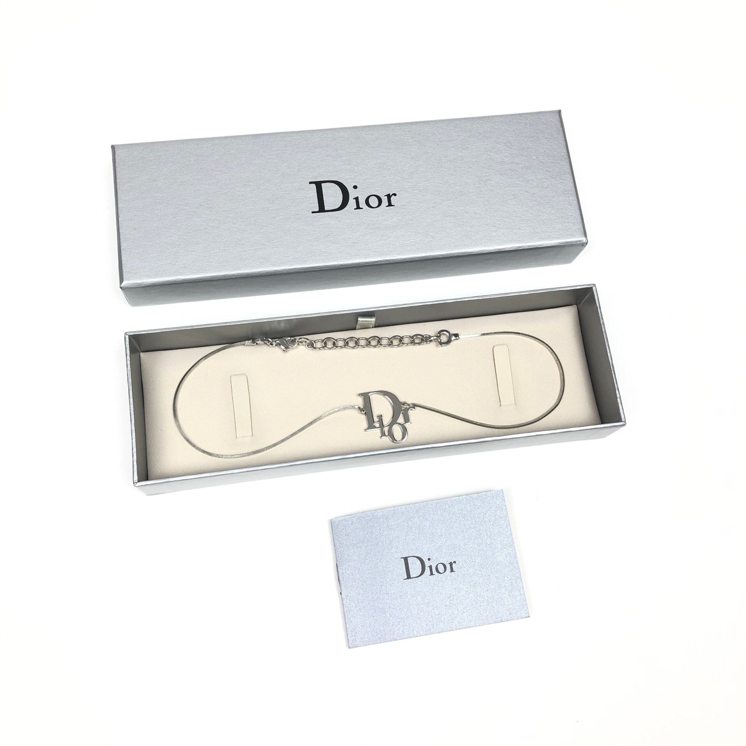 CHRISTIAN DIOR MONOGRAM NECKLACE