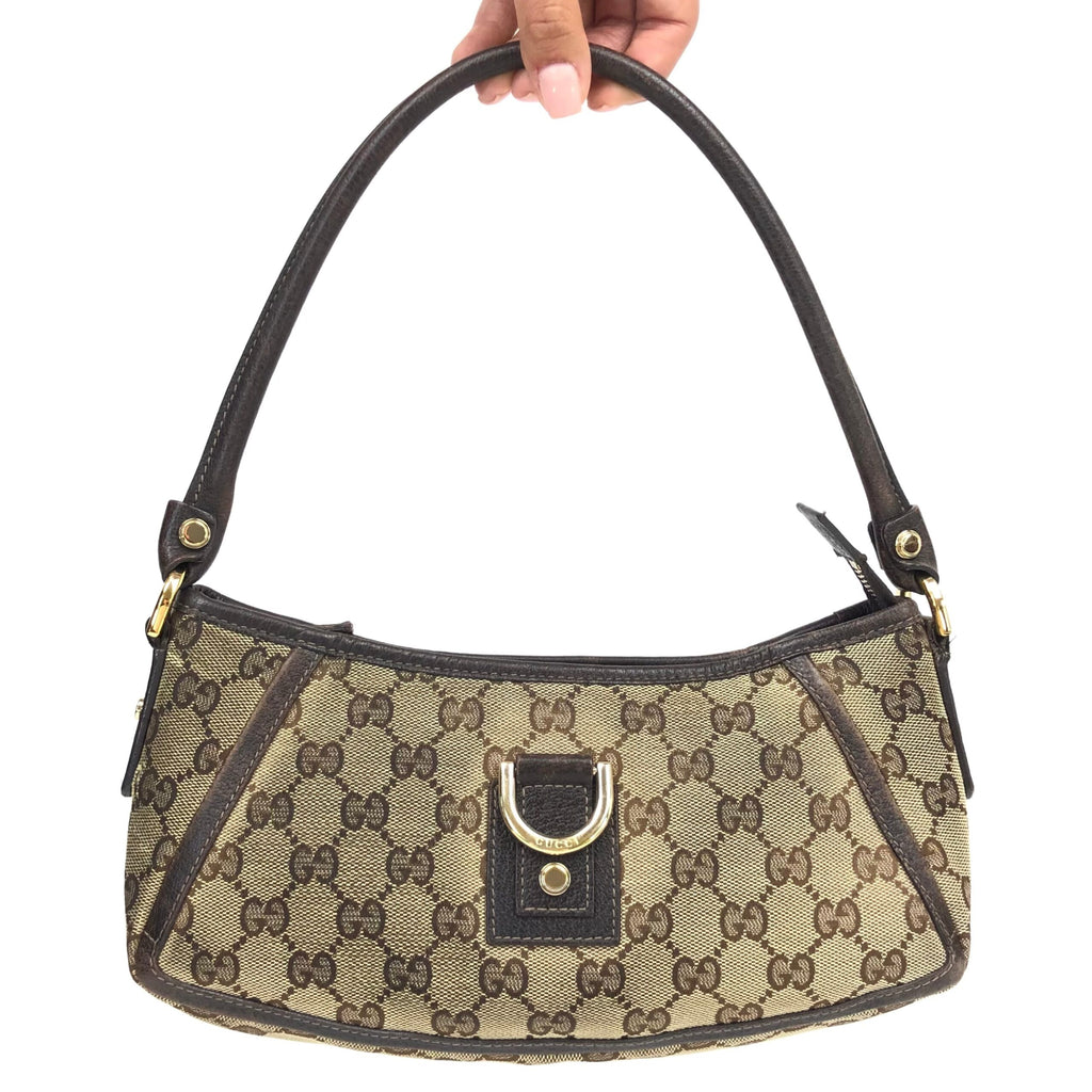GUCCI MONOGRAM SHOULDER BAG