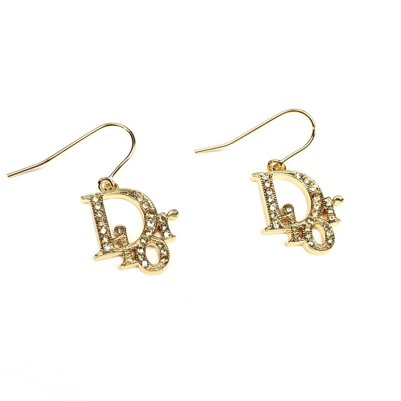 CHRISTIAN DIOR JEWELLED EARRINGS