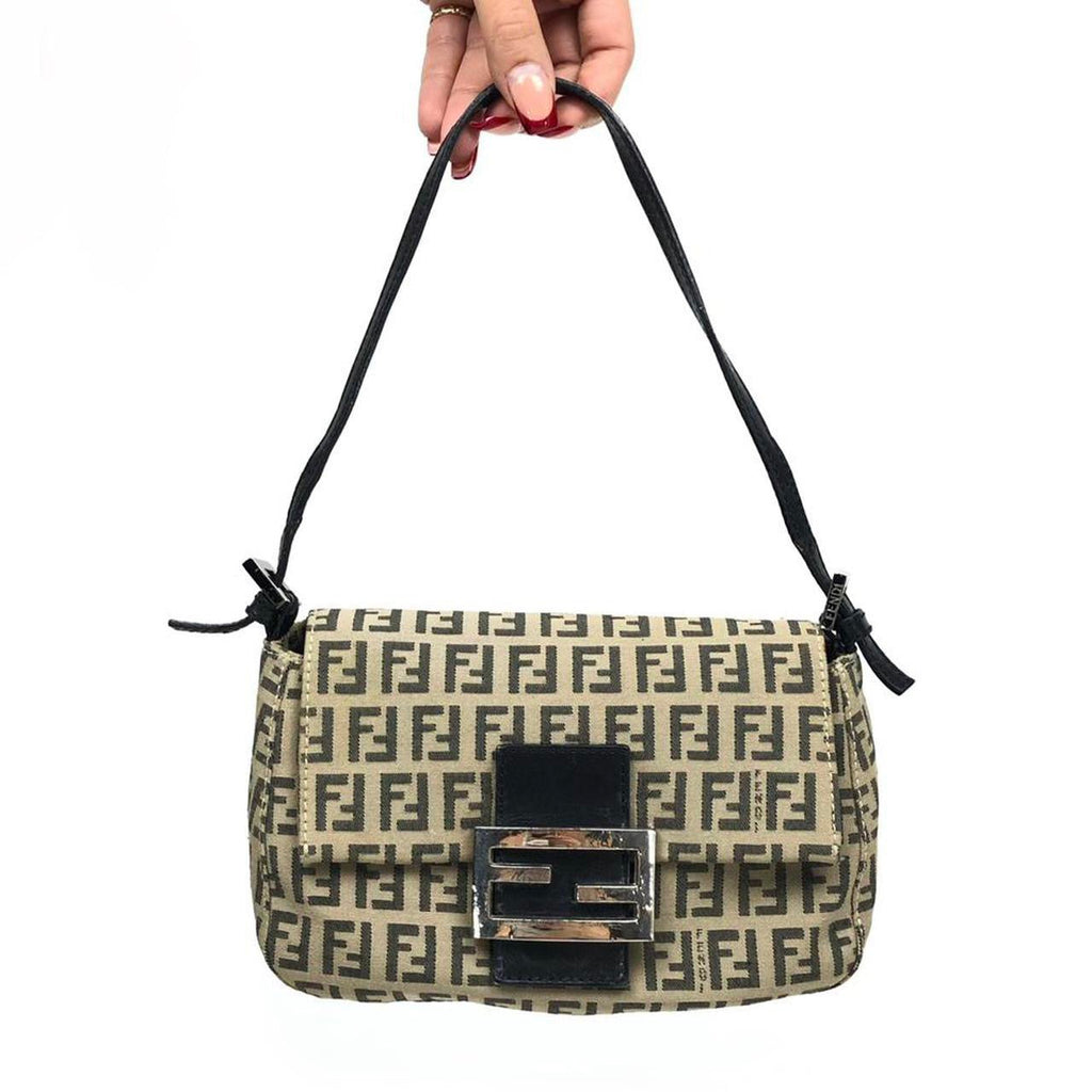 FENDI ZUCCA SHOULDER BAG