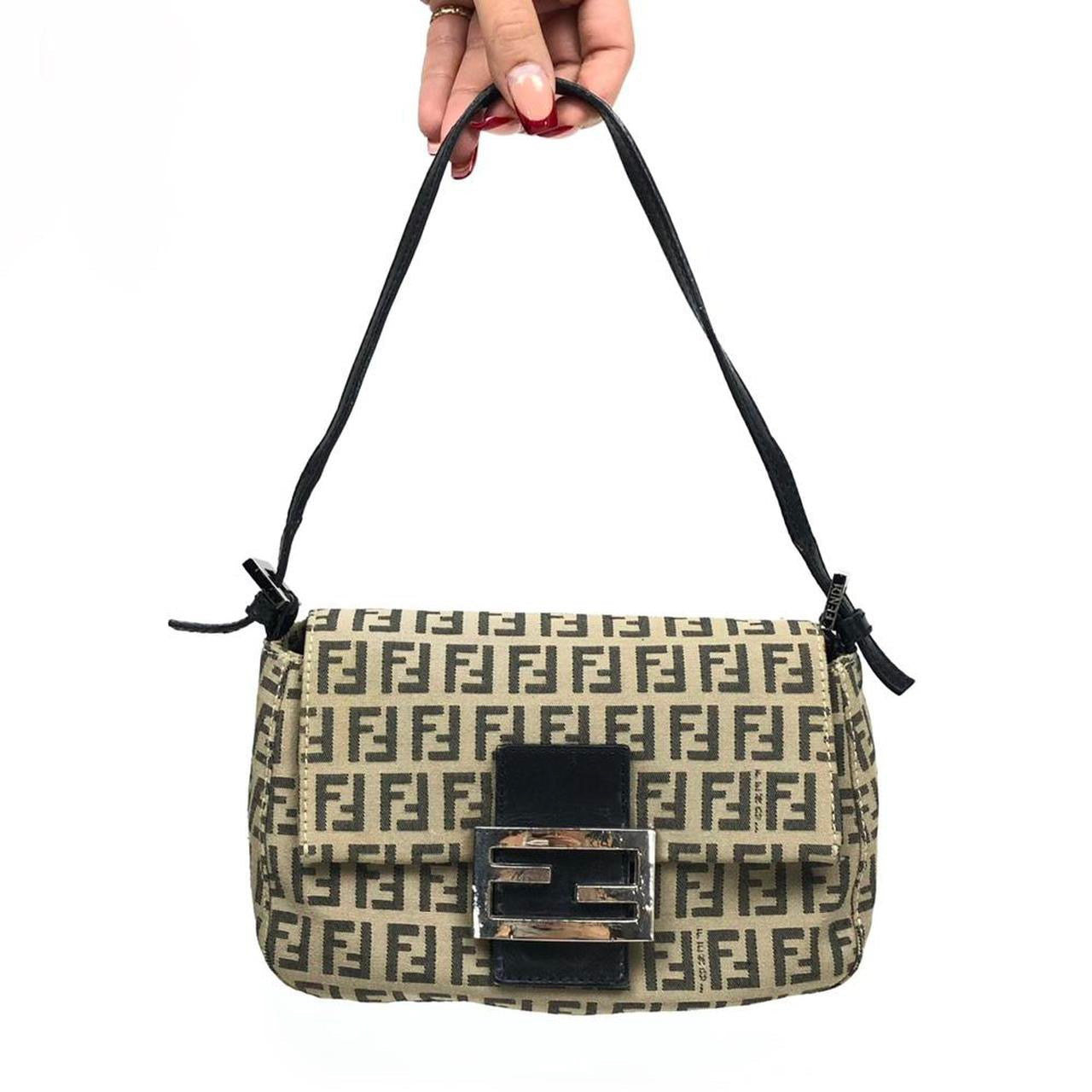 FENDI ZUCCA SHOULDER BAG