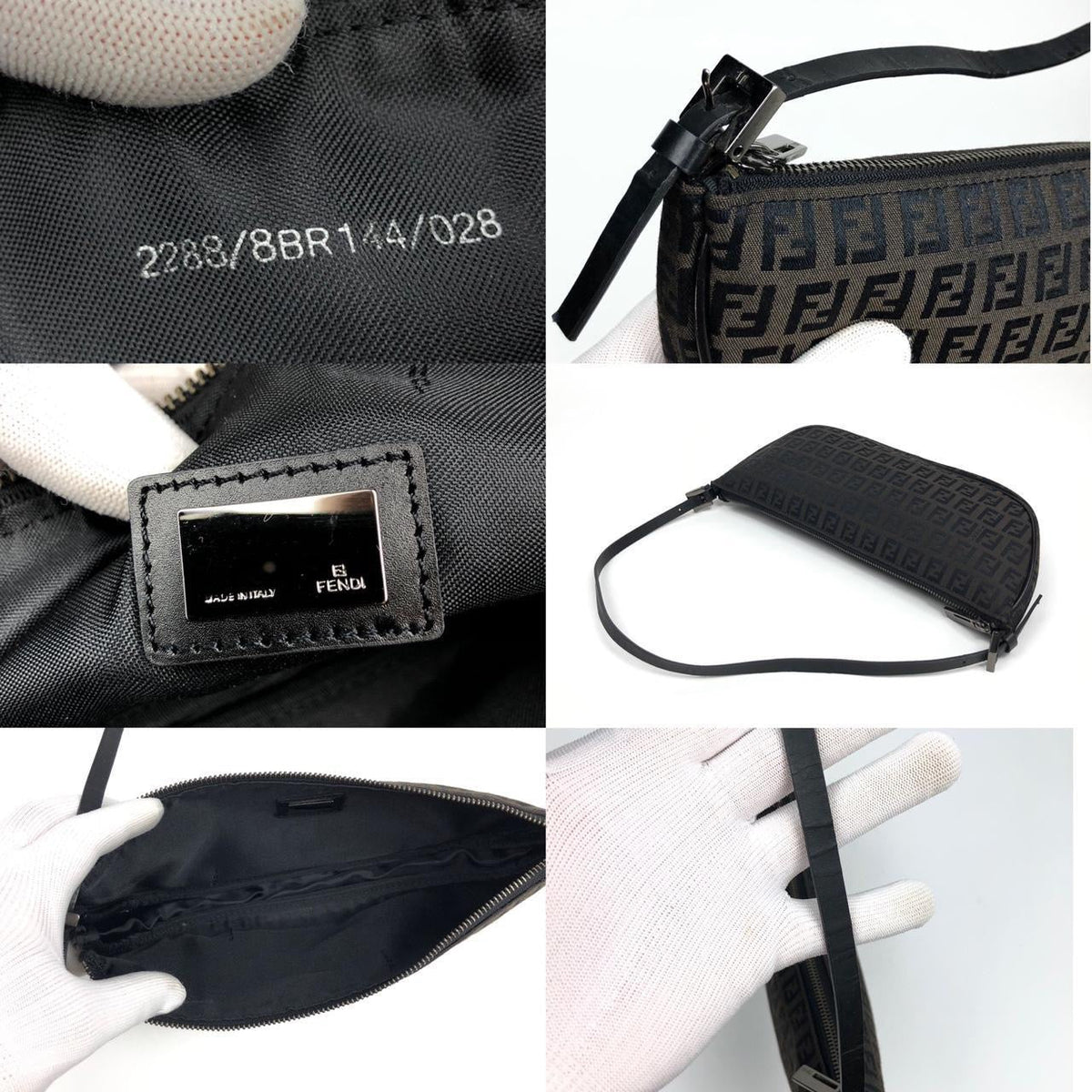 FENDI ZUCCA SHOULDER BAG
