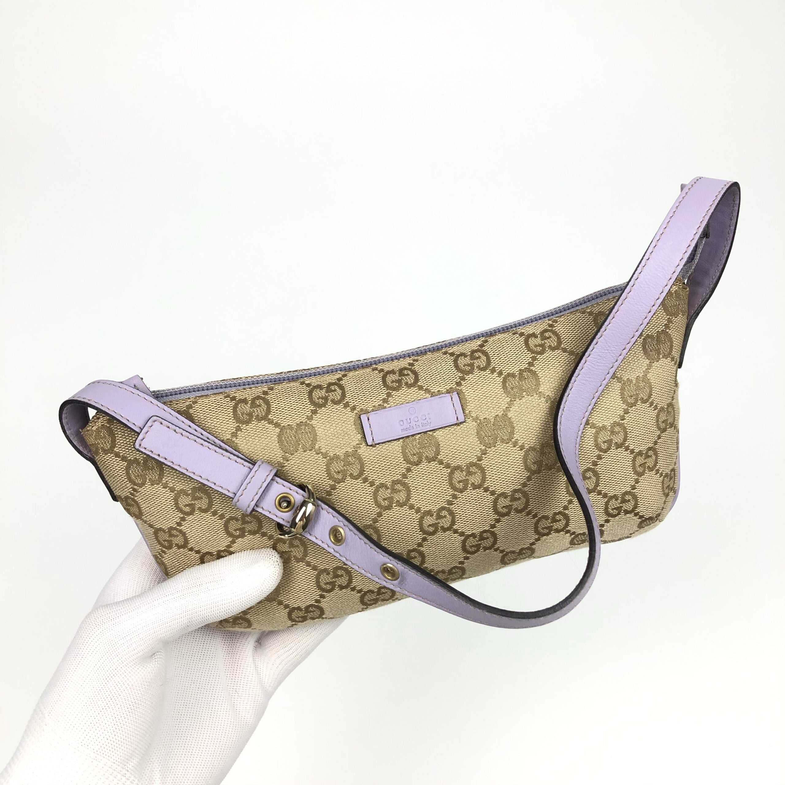GUCCI MONOGRAM SHOULDER BAG