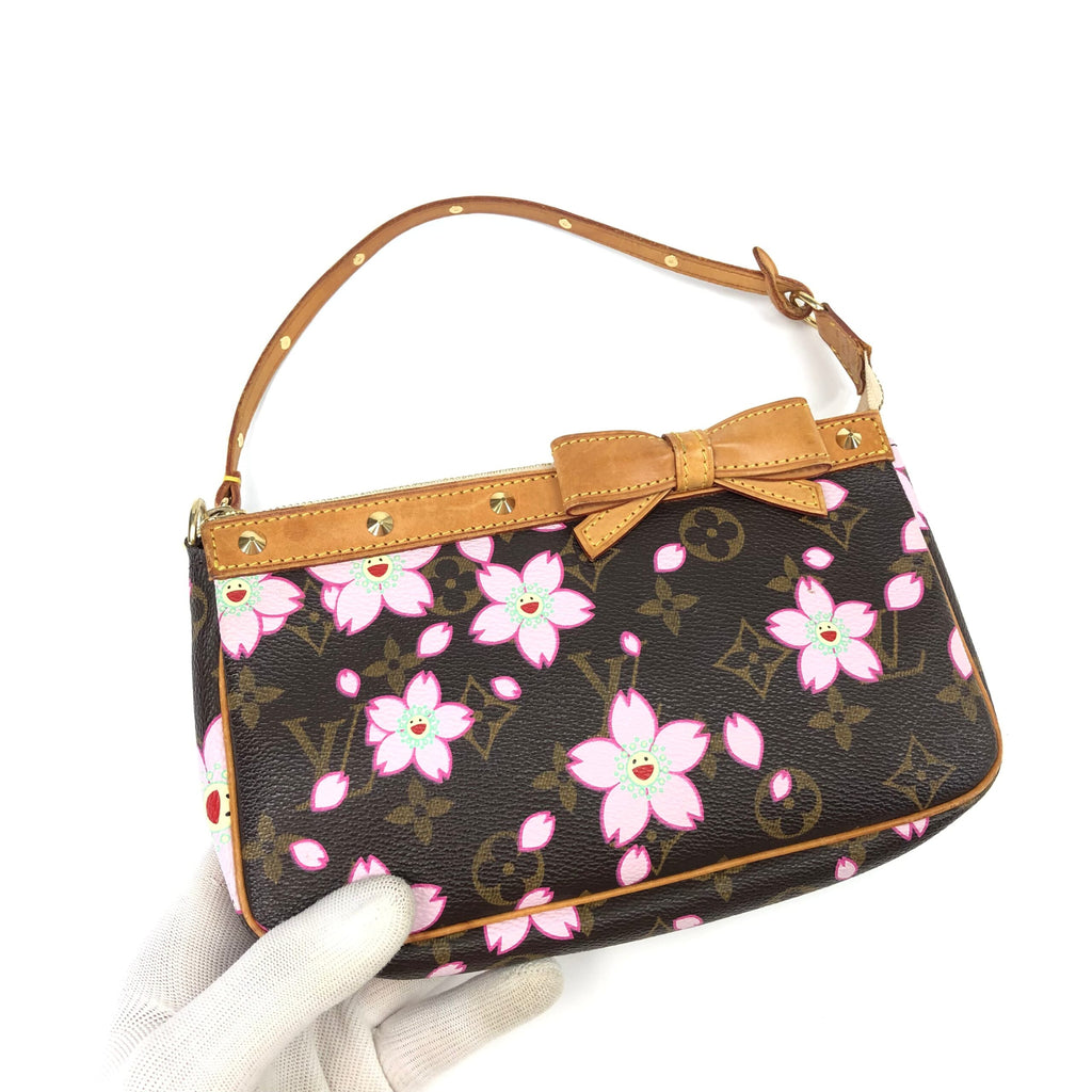 LOUIS VUITTON TAKASHI MURAKAMI FLOWER POCHETTE BAG