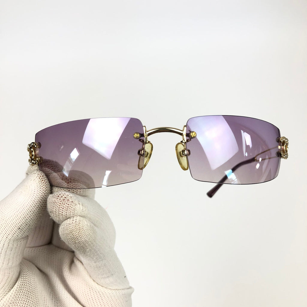 CHANEL RIMLESS SUNGLASSES