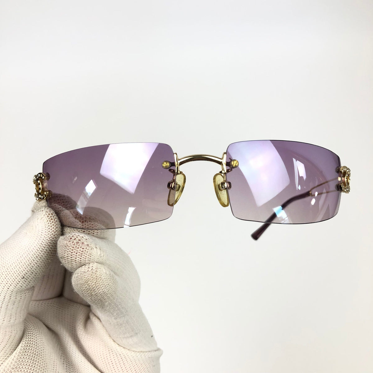 CHANEL RIMLESS SUNGLASSES