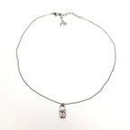 CHRISTIAN DIOR PADLOCK NECKLACE