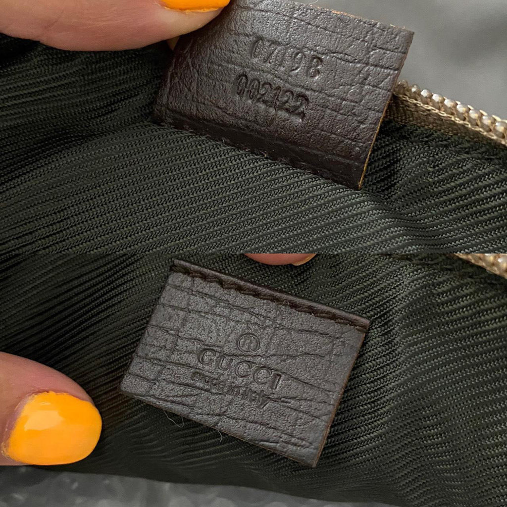 GUCCI MONOGRAM SHOULDER BAG