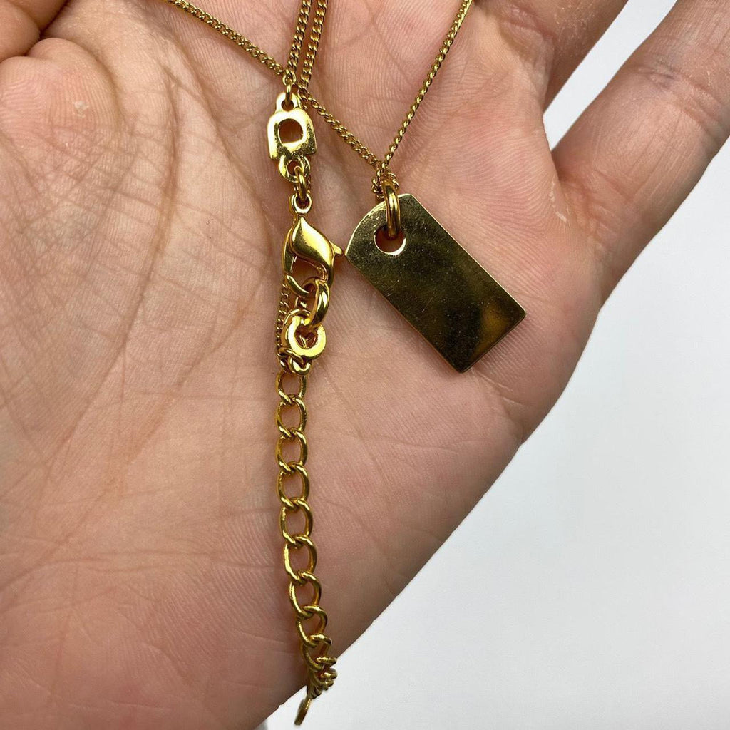 CHRISTIAN DIOR MONOGRAM NECKLACE