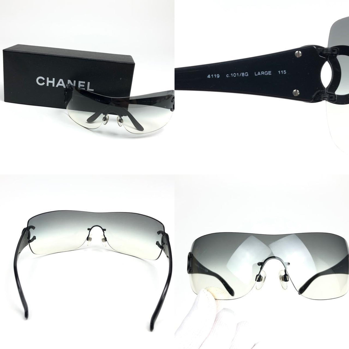 CHANEL RIMLESS SUNGLASSES