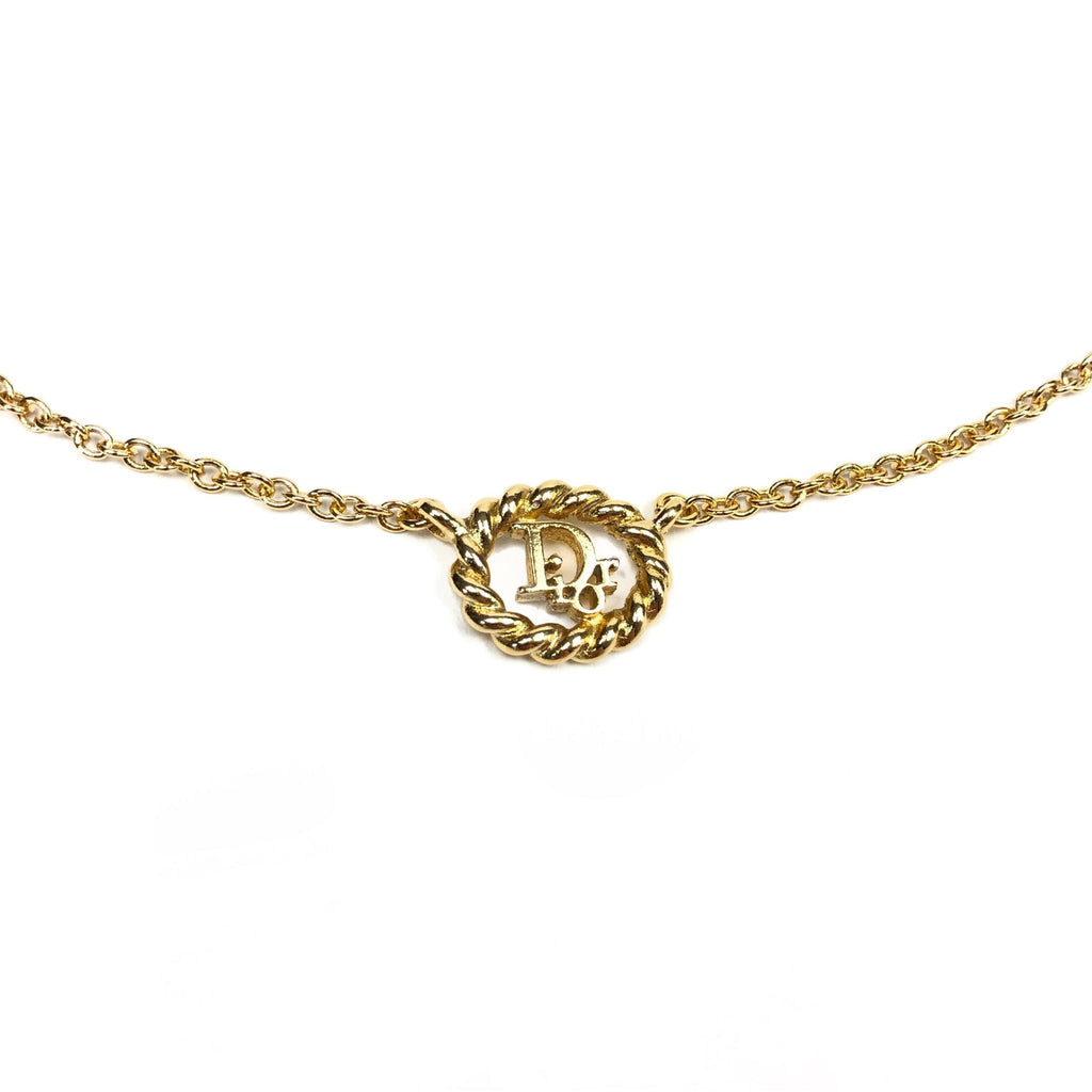 CHRISTIAN DIOR MONOGRAM NECKLACE