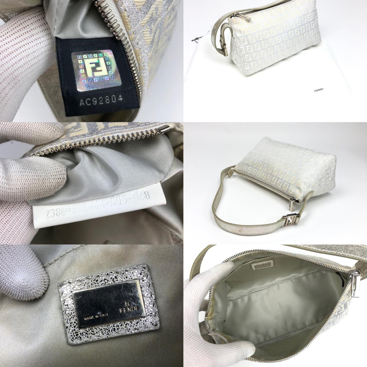 FENDI ZUCCA SHOULDER BAG