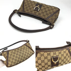 GUCCI MONOGRAM SHOULDER BAG