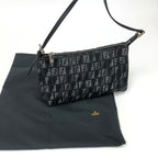 FENDI ZUCCA DENIM SHOULDER BAG
