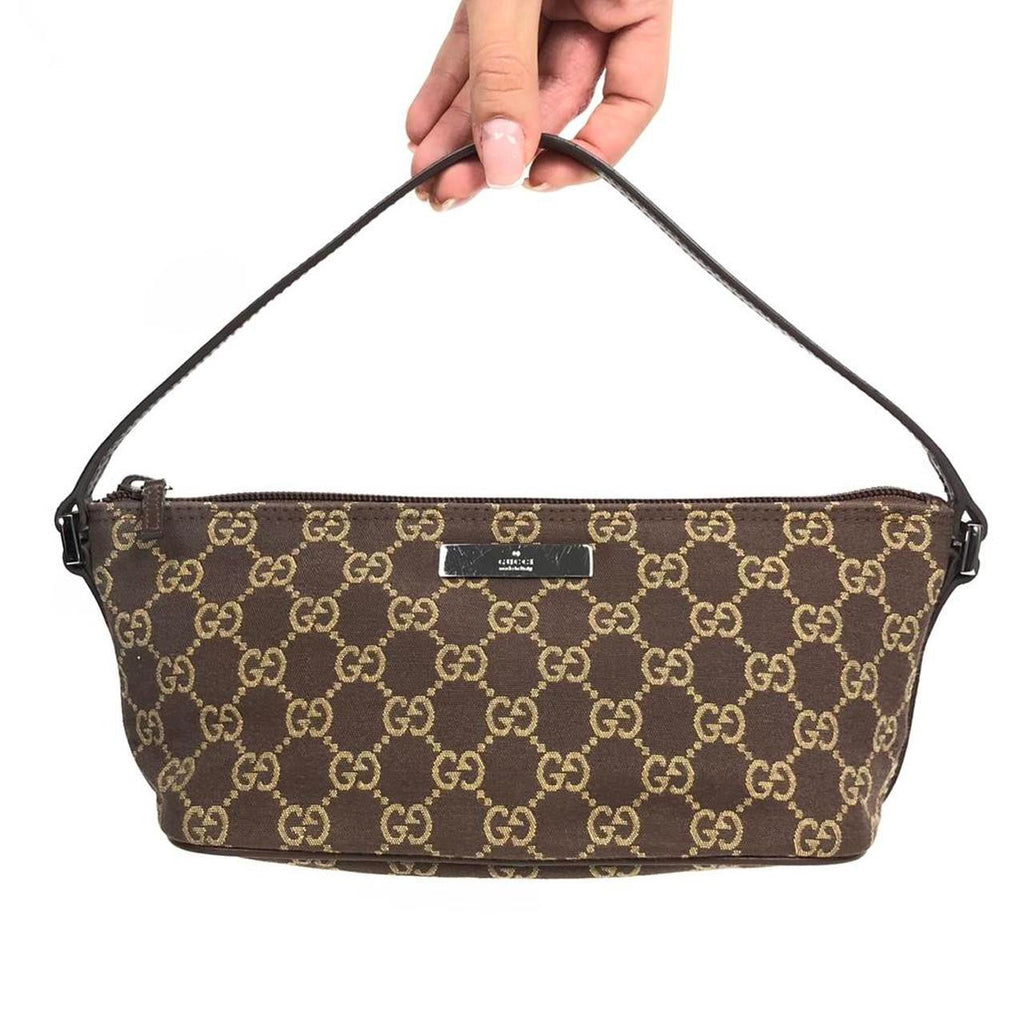 GUCCI MONOGRAM SHOULDER BAG
