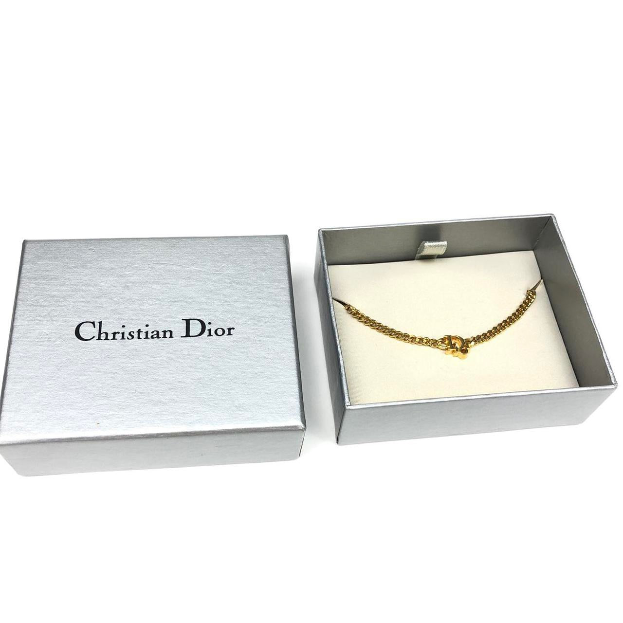 CHRISTIAN DIOR MONOGRAM NECKLACE