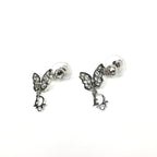 CHRISTIAN DIOR MONOGRAM EARRINGS
