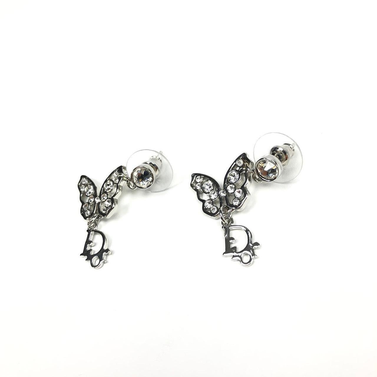 CHRISTIAN DIOR MONOGRAM EARRINGS