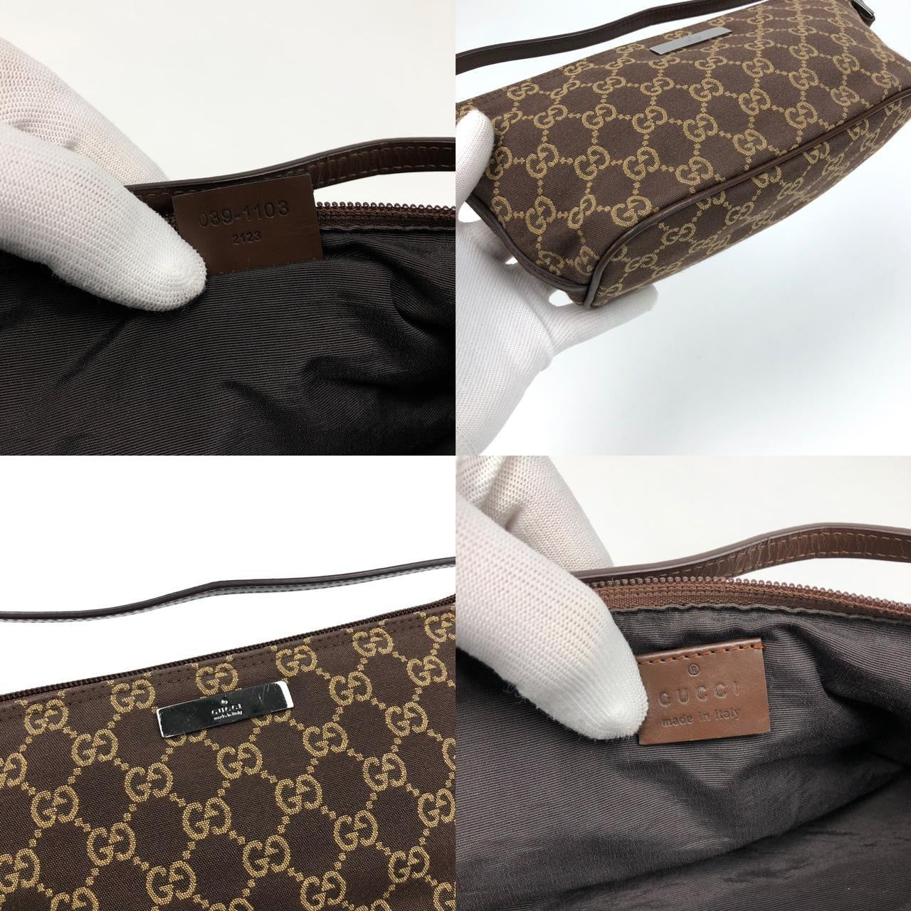 GUCCI MONOGRAM SHOULDER BAG