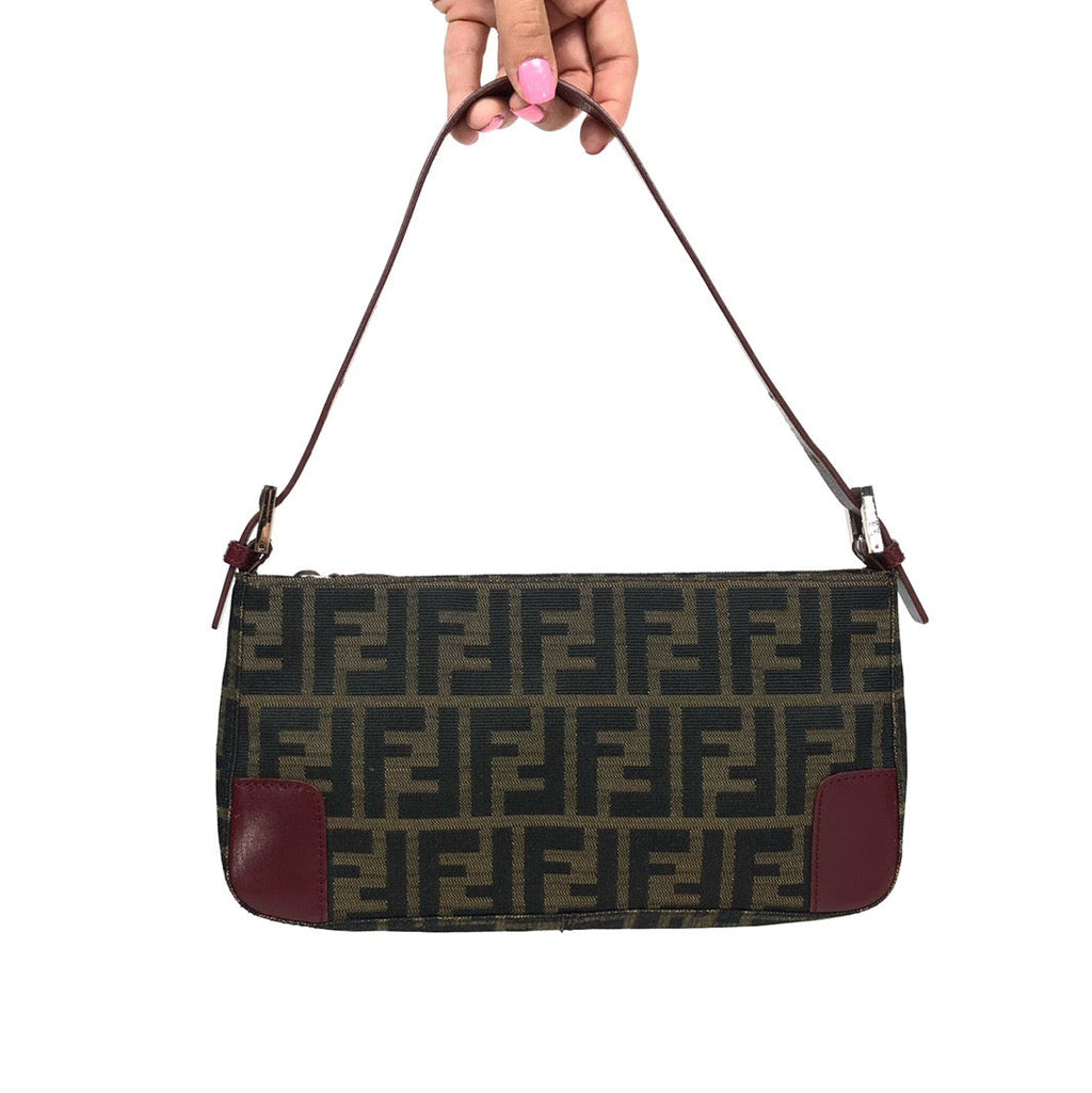 FENDI ZUCCA SHOULDER BAG