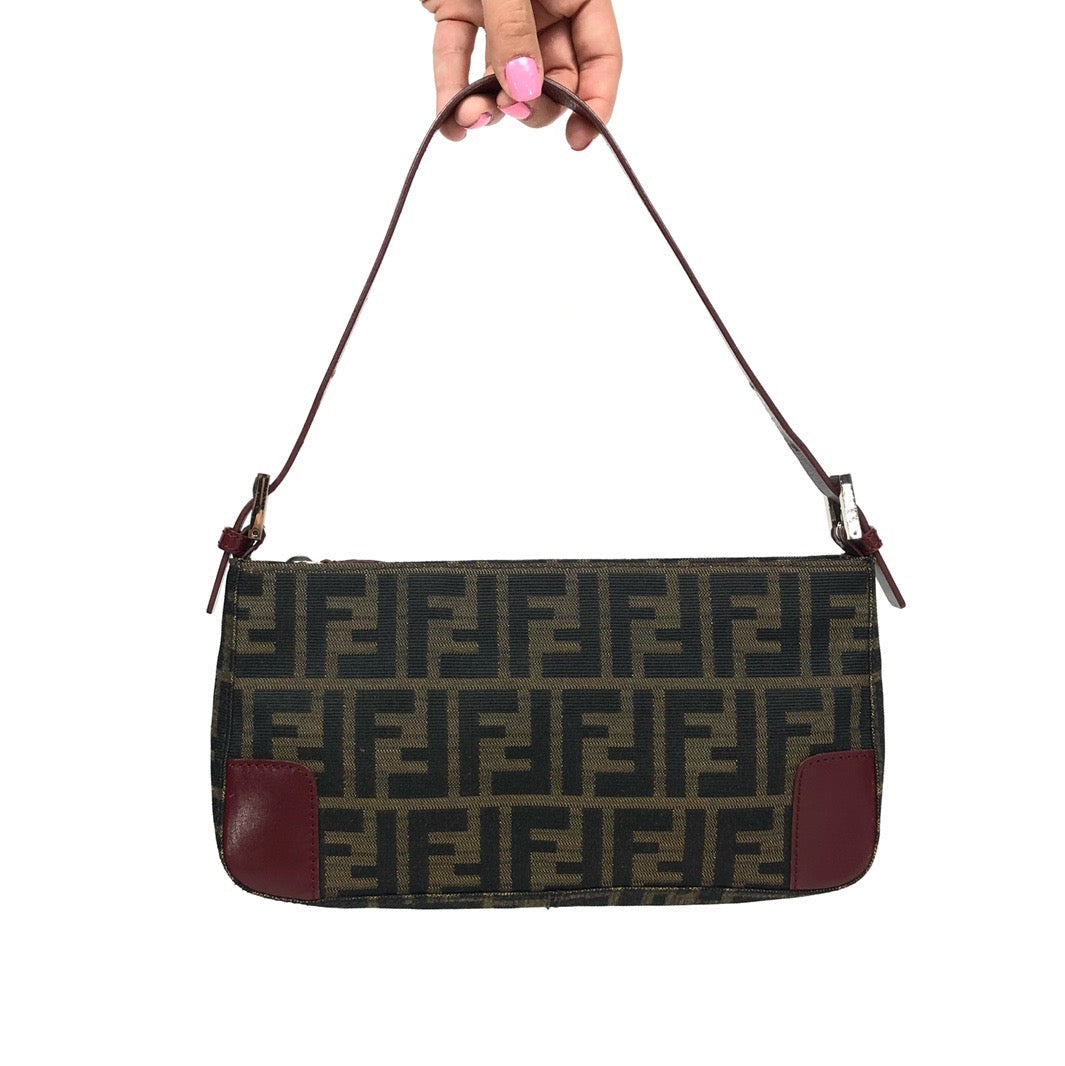 FENDI ZUCCA SHOULDER BAG