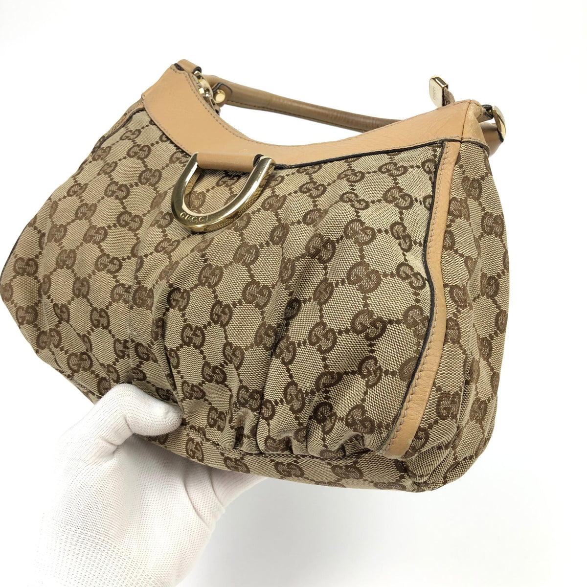 GUCCI MONOGRAM ABBEY SHOULDER BAG