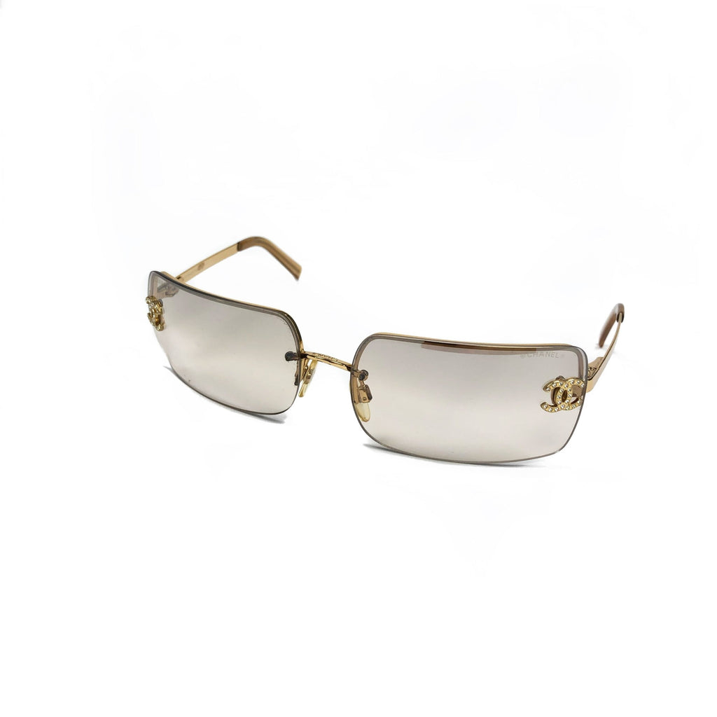 CHANEL RIMLESS SUNGASSES