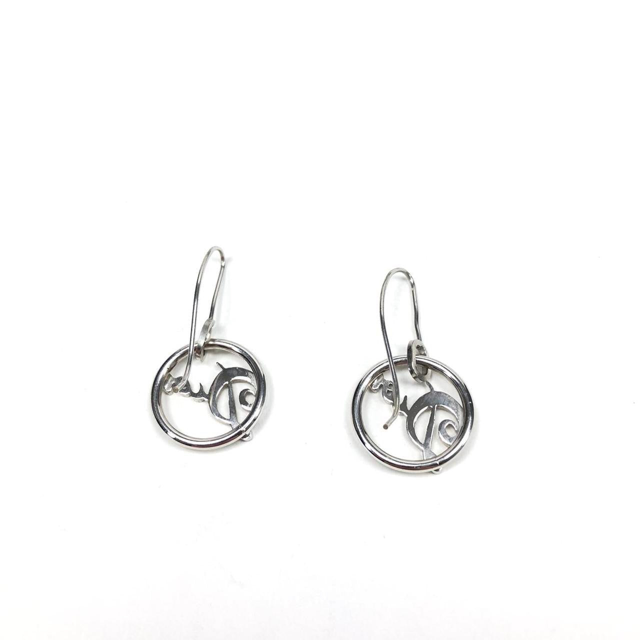 CHRISTIAN DIOR MONOGRAM EARRINGS