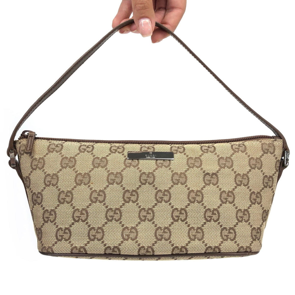 GUCCI MONOGRAM SHOULDER BAG
