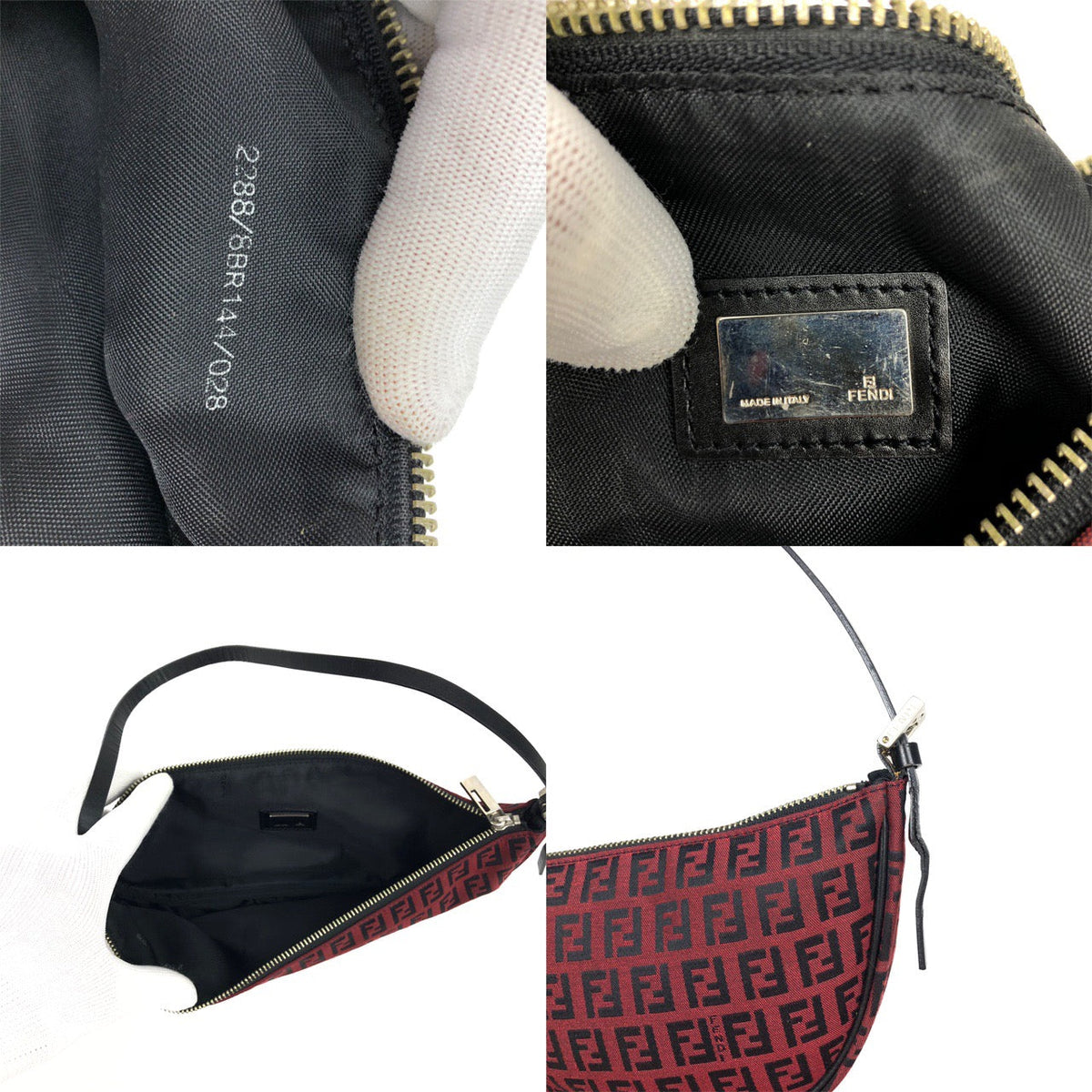 FENDI ZUCCA SHOULDER BAG