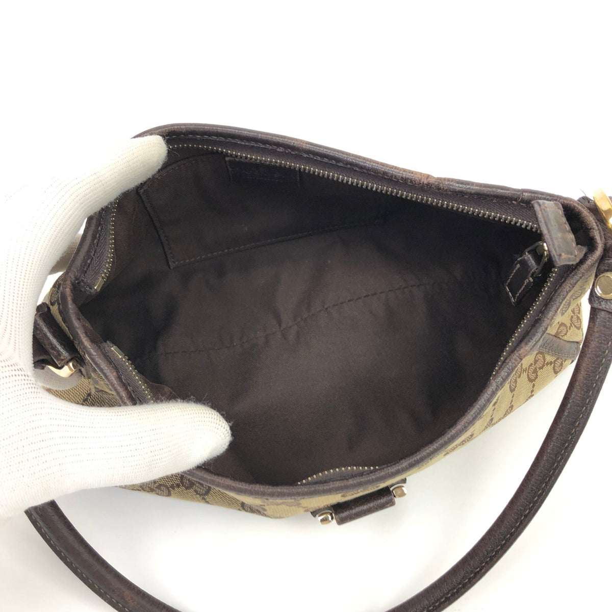GUCCI MONOGRAM SHOULDER BAG