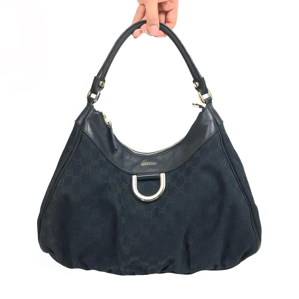 GUCCI MONOGRAM SHOULDER BAG