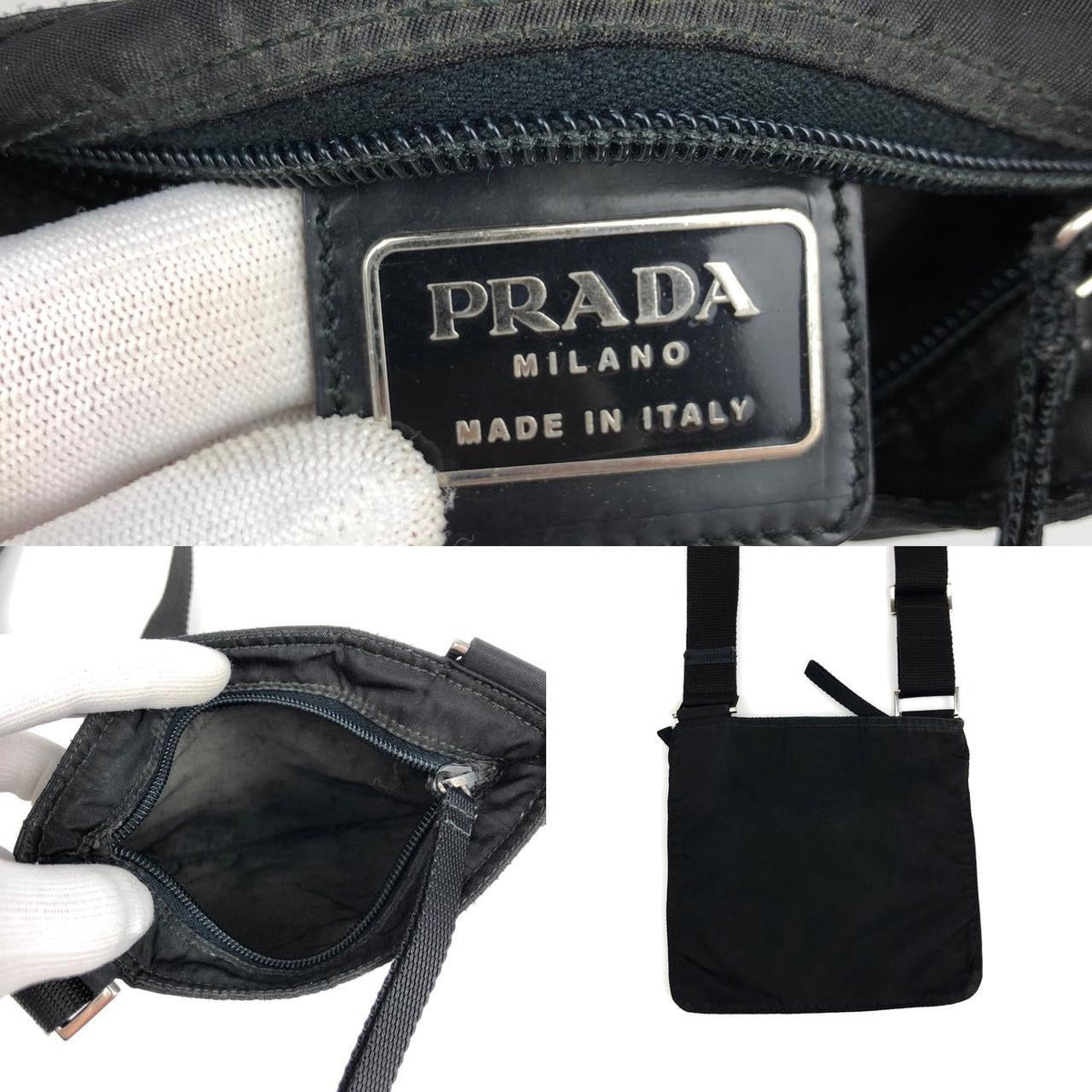 PRADA NYLON CROSSBODY BAG