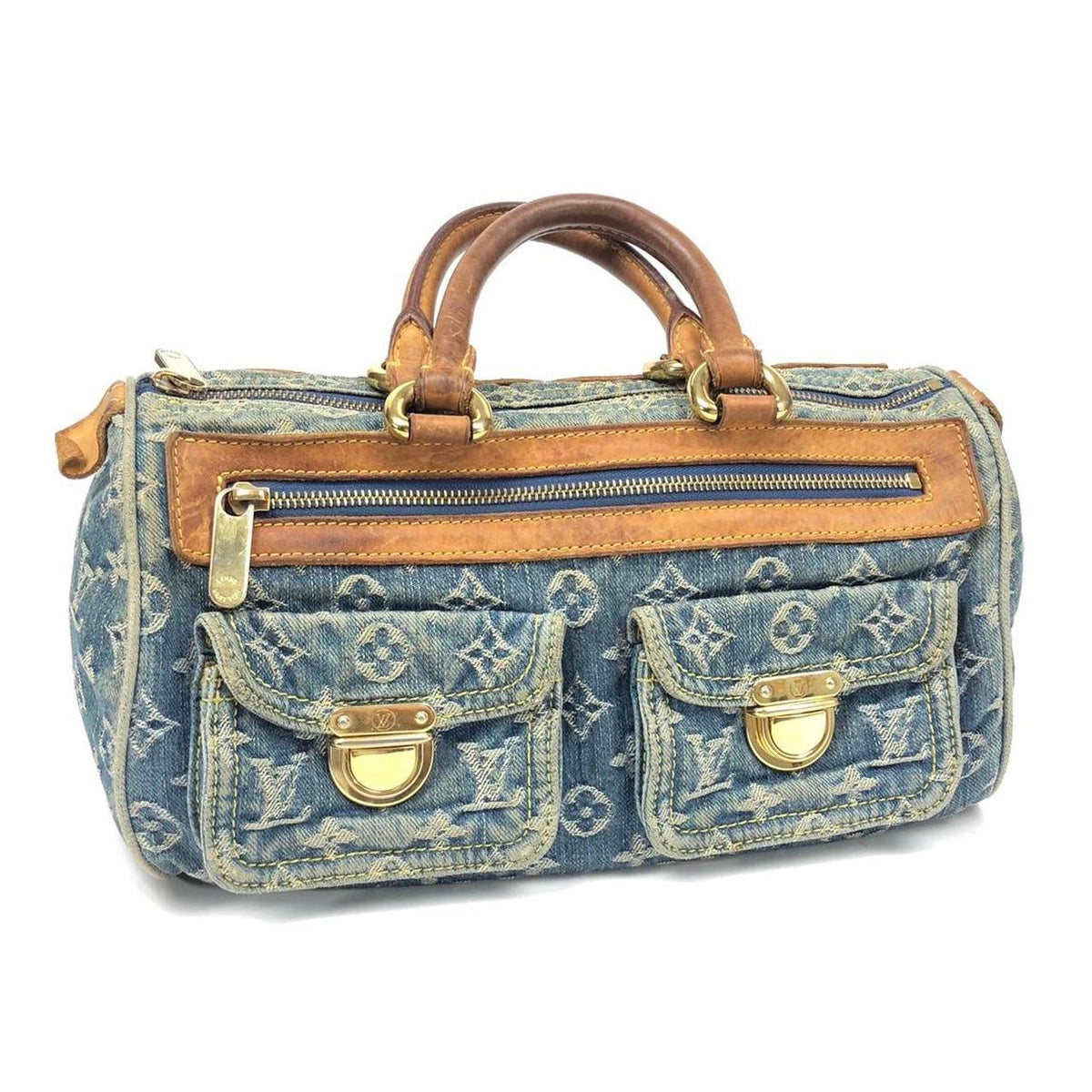 LOUIS VUITTON NEO SPEEDY DENIM BAG