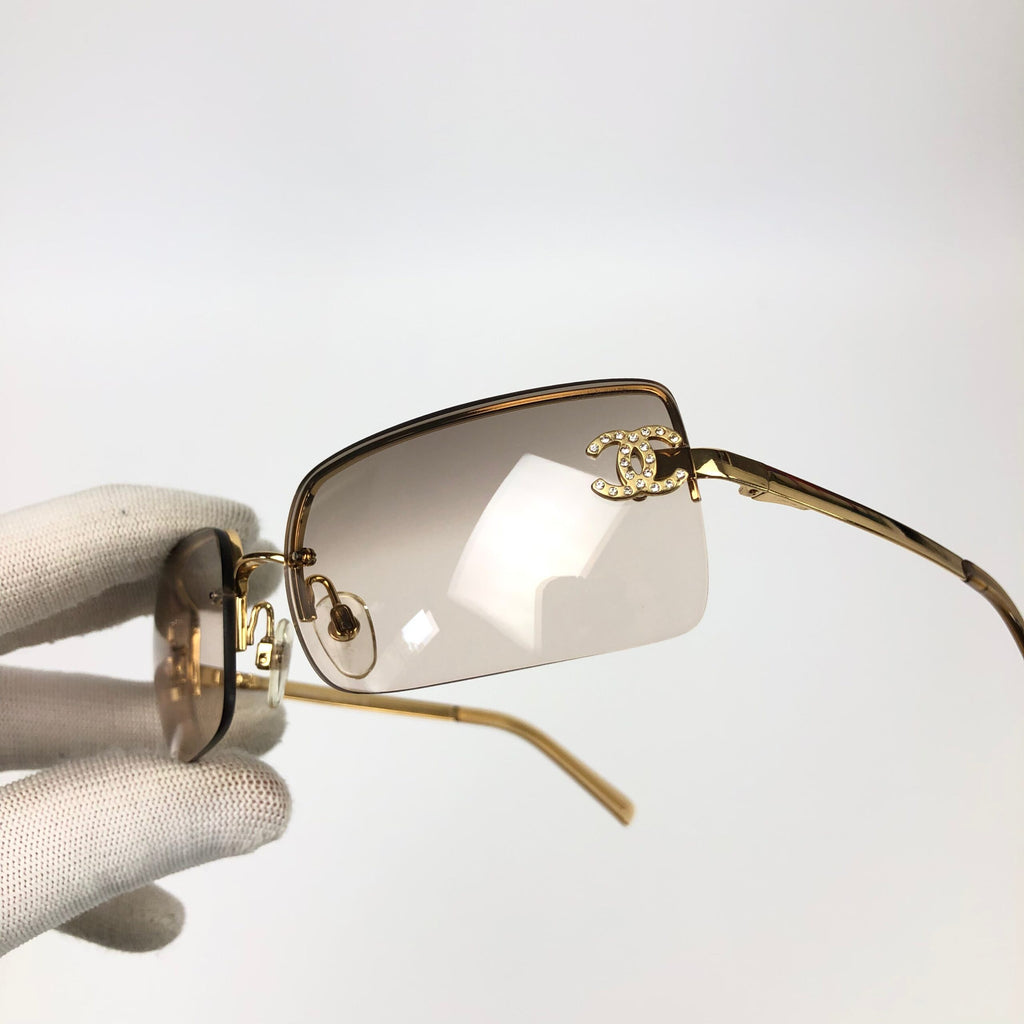 CHANEL RIMLESS SUNGLASSES