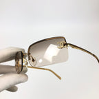 CHANEL RIMLESS SUNGLASSES