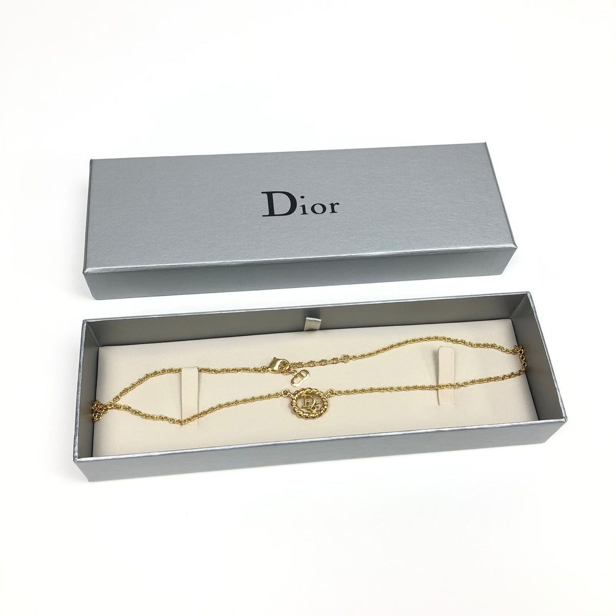 CHRISTIAN DIOR MONOGRAM NECKLACE