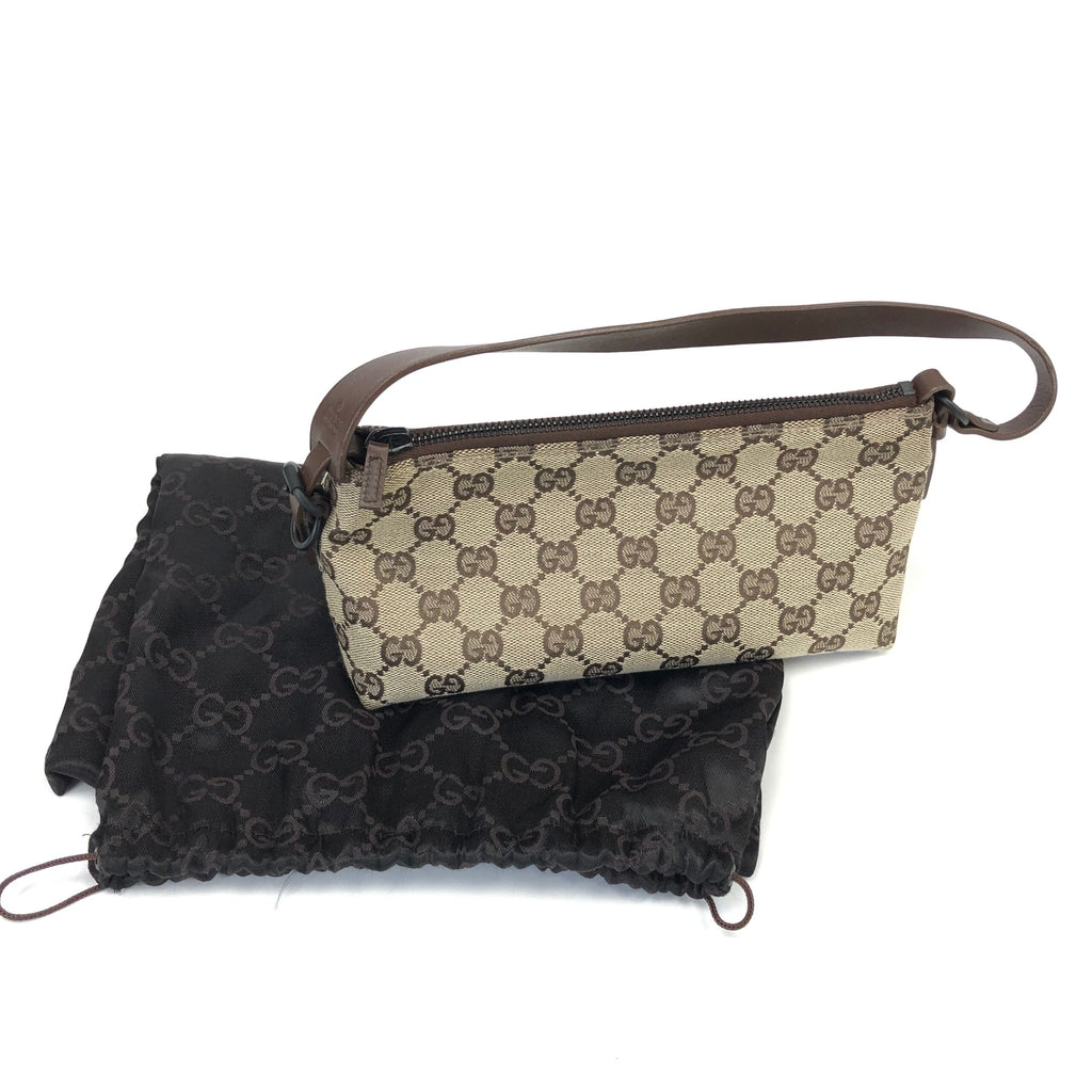 GUCCI MONOGRAM SHOULDER BAG