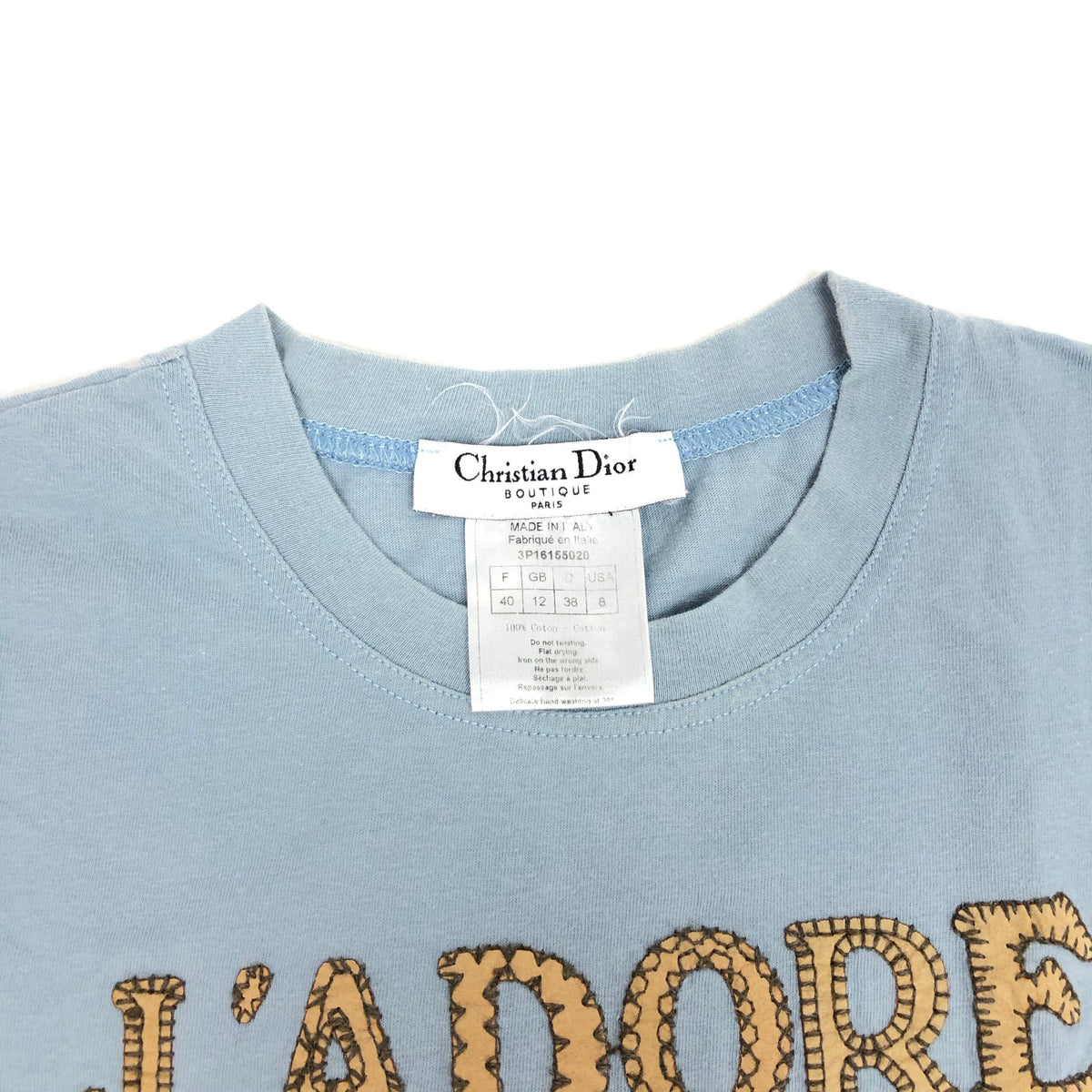 CHRISTIAN DIOR ‘J’ADORE DIOR’ T-SHIRT