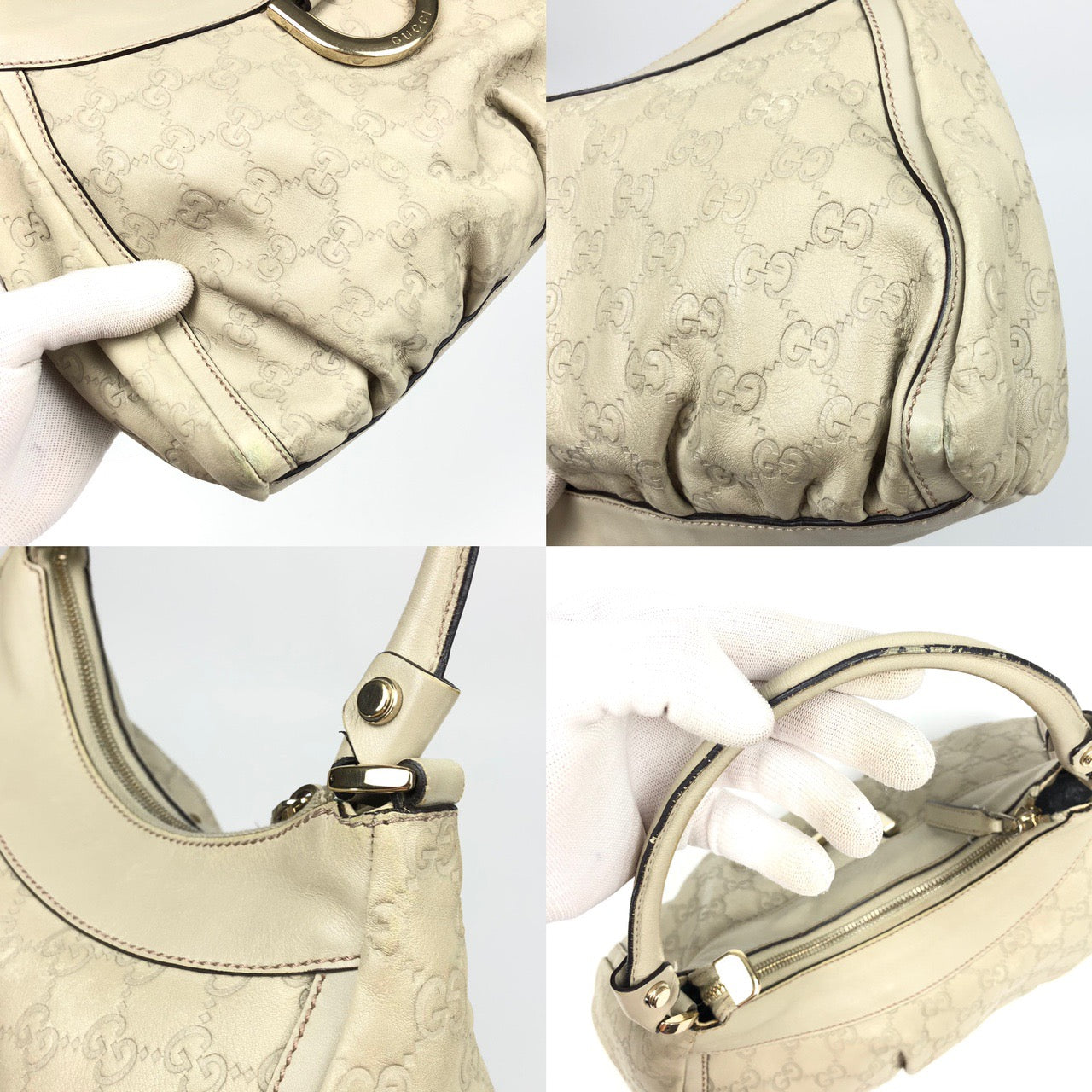 GUCCI MONOGRAM SHOULDER BAG
