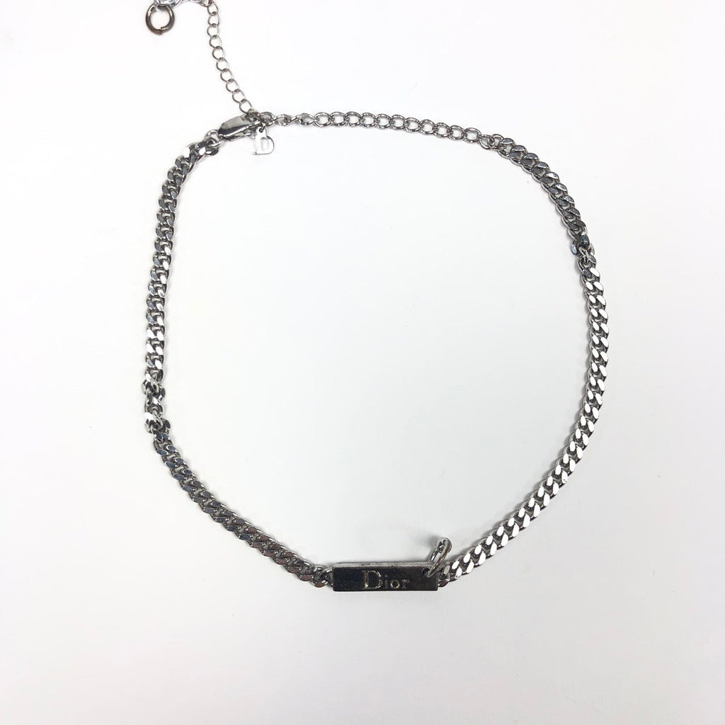CHRISTIAN DIOR PIERCING CHOKER NECKLACE