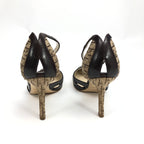 CHRISTIAN DIOR MONOGRAM HEELS -  UK 2.5, US 4.5, EU 35.5