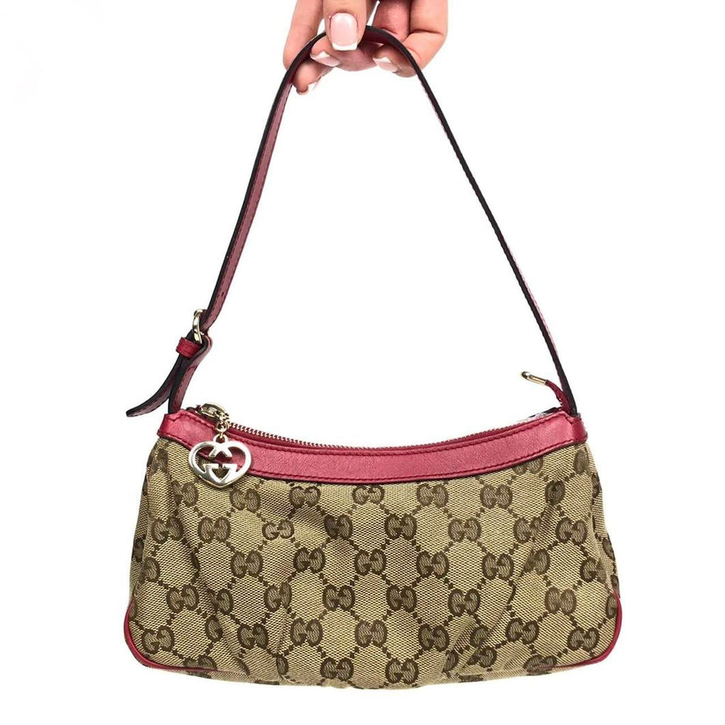 GUCCI MONOGRAM SHOULDER BAG