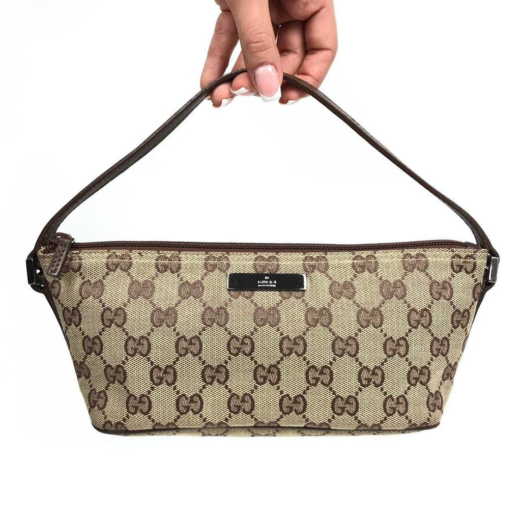 GUCCI MONOGRAM SHOULDER BAG