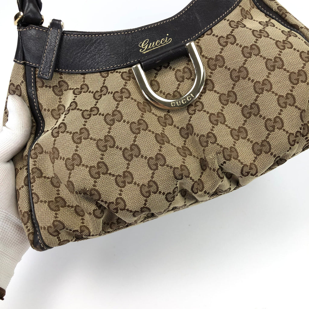 GUCCI MONOGRAM ABBEY SHOULDER BAG