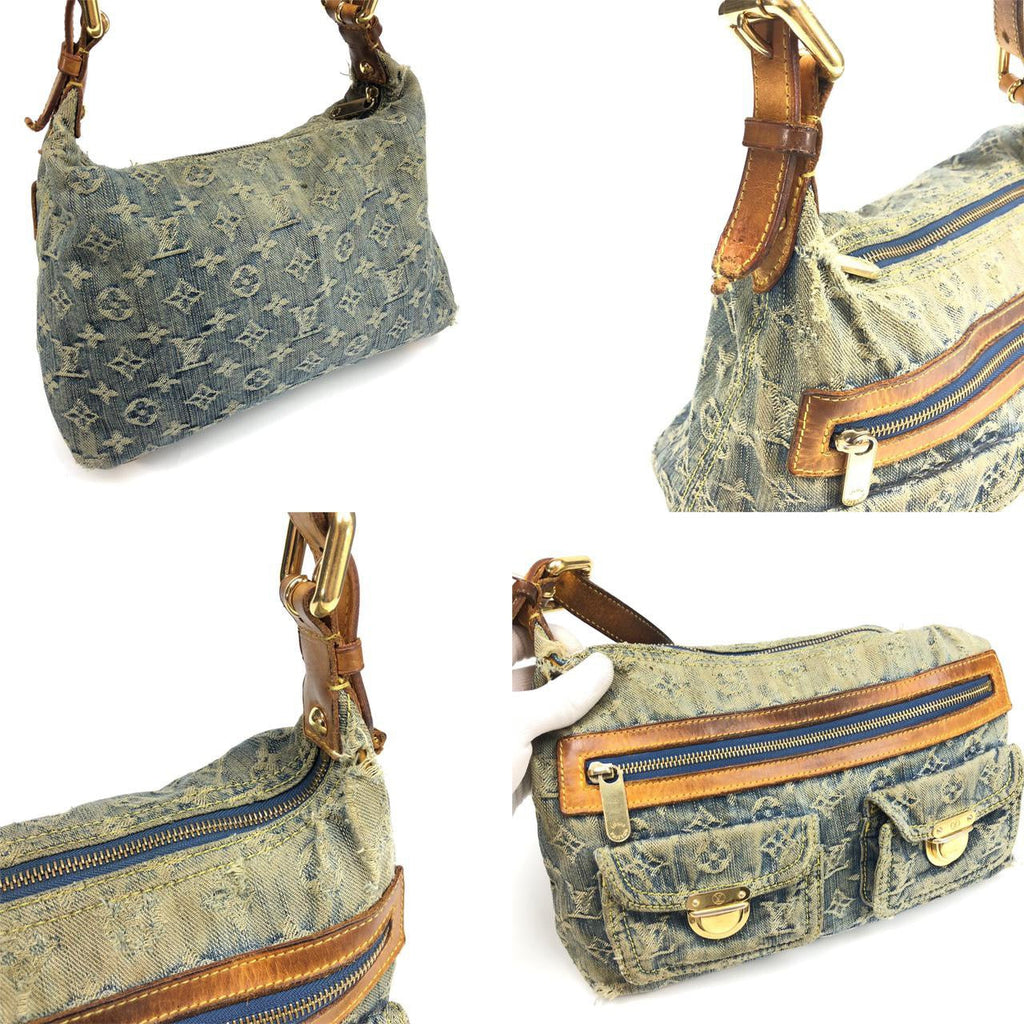 LOUIS VUITTON DENIM SHOULDER BAG