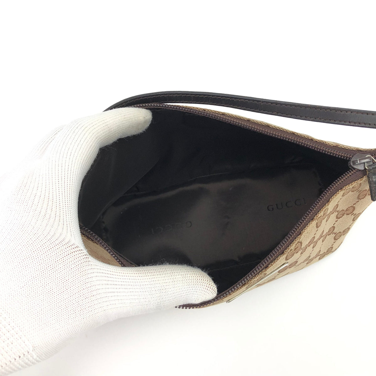 GUCCI MONOGRAM SHOULDER BAG